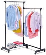 Autronic BONTEC Stojan na šaty, kov, čierna, ABD-1215 BK Farba: Čierna