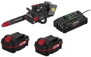 Parkside Performance®  Aku prerezávacia píla na stromy + Akumulátor 20 V 4 Ah, 2 kusy + Dvojitá nabíjačka na akumulátor 20 V/4,5 A  (800011289)