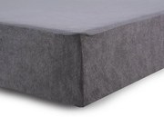 XPOSE® Froté nepriepustný chránič matraca - tmavo sivý 160x200 cm