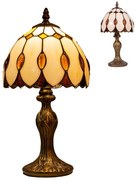 Rustikálna lampa nočná Tiffany Prezent 227 vzor 16 30*17,5