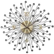 Nástenné dekoračné hodiny JVD HT116.3, 49cm zlatá