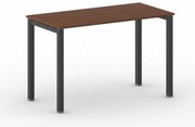 Kancelársky stôl PRIMO SQUARE, 120x60 cm, čierna podnož, čerešňa