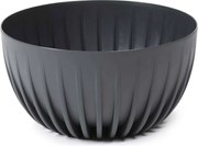 Květináč STRIPPED Eco 30x16 cm antracitový