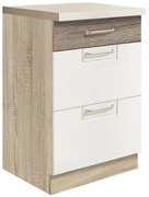 Skrinka do kuchyne Econo 9D Sonoma/Biely/San Remo