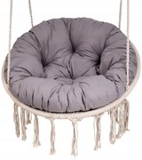 Sedací MAXI vankúš 100x15 cm do závesného kresla - šedý