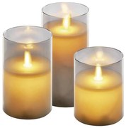 SADA 3x LED sviečok LED/6xAA