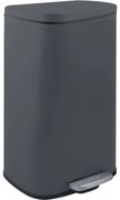 Spirella Pedálový odpadkový kôš soft-close Akira 50 l, matná sivá, 50 l