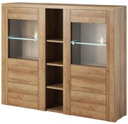 Komoda Larona 2D dub riviera svetlé 46