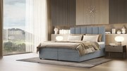 Hotelová posteľ DELTA 1 - 120x200, tmavo šedá