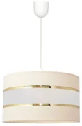 Helam Luster na lanku HELEN 1xE27/15W/230V krémová HE1071