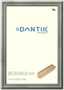 DANTIK rám na obraz 20x30 | Y-ka modrá linka (Sklo Čiré)