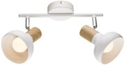 Candellux Biele stropné svietidlo Puerto pre žiarovku 2x E14 92-62659