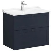 Kúpeľňová skrinka s umývadlom VitrA Root 80x67x46 cm modrá mat ROOTC80BINTC