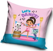 Vankúš Gábinin kúzelný domček – motív Poďme tancovať - 40 x 40 cm