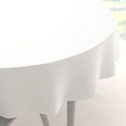 Biante Dekoračný okrúhly obrus Rongo RG-032 Krémový biely Ø 140 cm