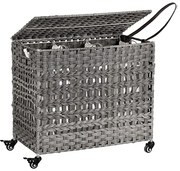 Ručne tkaný kôš na bielizeň SONGMICS LCB083G02