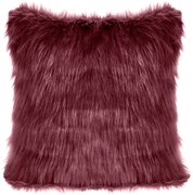 CHLPATÁ DEKORAČNÁ OBLIEČKA NA VANKÚŠ 81945X45 CM FIALOVÁ