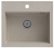 Gamma Modern 5055, 1-komorový granitový drez 560x500x210 mm, béžová, GMA-ZM-55-B