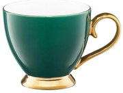 AMBITION Porcelánový hrnček Royal Green-Gold 450 ml