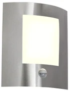 Moderná vonkajšia nástenná lampa oceľová s pohybovým senzorom IP44 - Emmerald 1