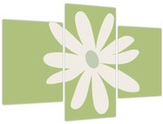 Obraz - Hippies, zelené kvety N⁰2 (90x60 cm)