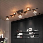 BRILAGI - LED Prisadený luster MILLA 7xG9/3W/230V hnedá/dymová hnedá