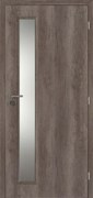 Doornite CPL Interiérové dvere TIKA1 sklo, 70 P, 746 × 1 983 mm, CPL laminát, pravé, dub americký, presklené