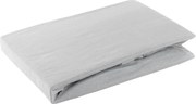 JERSEY PRESTIERADLO 120X200 CM, VÝŠKA 25 CM SIVÉ