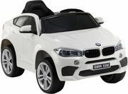 LEAN CARS BMW X6 Batéria Auto Biela koža, EVA