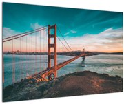 Obraz- Golden Gate, San Francisco (90x60 cm)