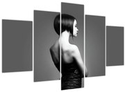 Obraz elegantnej ženy (150x105 cm)
