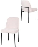 Jedálenská stolička Zafiro Black, béžová (S2440)