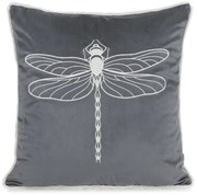 DEKORAČNÁ OBLIEČKA NA VANKÚŠ CHOP69 45X45 GRAFITOVÁ