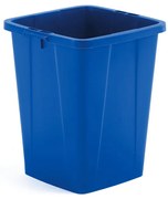 Odpadkový kôš OLIVER, 610x490x510 mm, 90 L, modrý