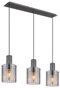 Globo 15904-3H - Luster na lanku TULIVAR 3xE27/40W/230V šedá