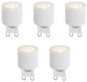 Sada 5 LED žiaroviek G9 24 mm 3 W 300 lm 2700 K
