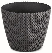 Kvetináč PLOWY ECO antracit