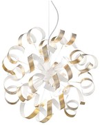 Ideal Lux - Luster na lanku VORTEX 6xE14/40W/230V pr. 53 cm zlatá/patina