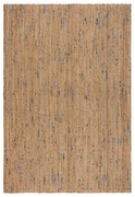 Ručne tkaný jutový koberec v modro-prírodnej farbe 160x230 cm Jute Boucle Blue – Flair Rugs