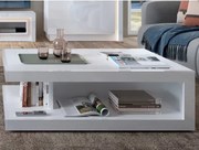 Konferenčný stolík Lyon, biely lesk%