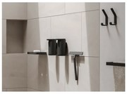 Čierny závesný dávkovač mydla Zone Rim, 200 ml