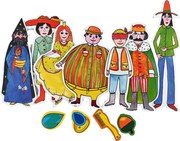 MARIONETINO – Dlhý, Široký a Bystrozraký – bábky 7 ks