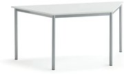 Stôl SONITUS TRAPETS, 1600x800x720 mm, HPL - biela, strieborná