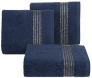 BAVLNENÝ UTERÁK LILA 30X50 CM TMAVOMODRÁ