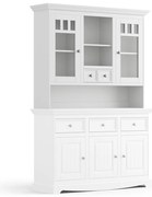 PROXIMA.store - Rustikálny kredenc - nadstavec na komodu 2S.2 - BELLUNO ELEGANTE FARBA: biela