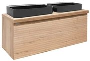 Kúpeľňová skrinka s umývadlom Naturel Savona 118x43x44,8 cm dub halifax mat SAVONA120DHDUB