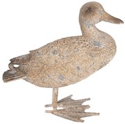 Hnedá antik dekorácia kačica Duck - 22*15*21 cm