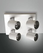 Moderné svietidlo FABAS MODO SPOT  ALUMINUM 4 3451-84-212