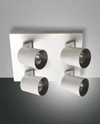 Moderné svietidlo FABAS MODO SPOT  ALUMINUM 4 3451-84-212