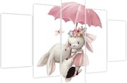 Obraz - Akvarelové zvieratko N⁰3 (150x105 cm)